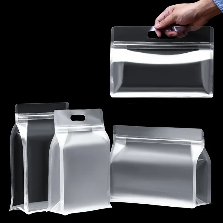 50 bolsas transparentes con ci - Food Storage Bags Zip Lock Pouch reseña y precio