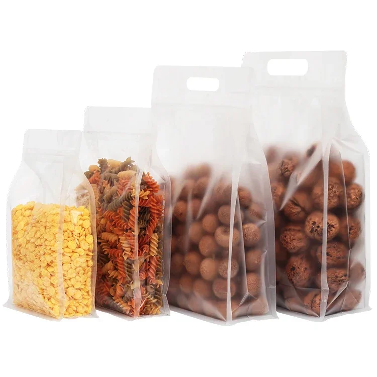50 bolsas transparentes con ci - Food Storage Bags Zip Lock Pouch reseña y precio