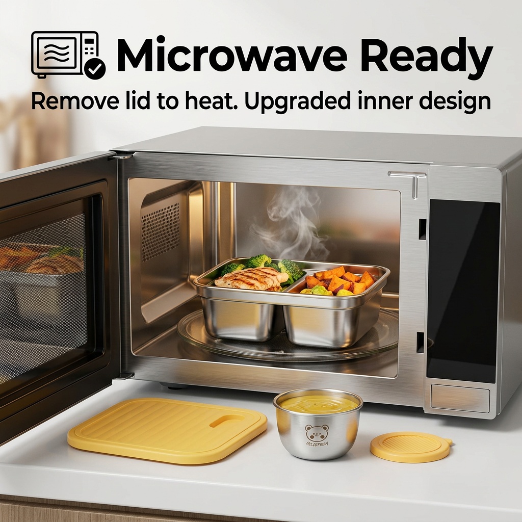 Contenedor de almuerzo de acer - Food Storage Underground reseña y precio