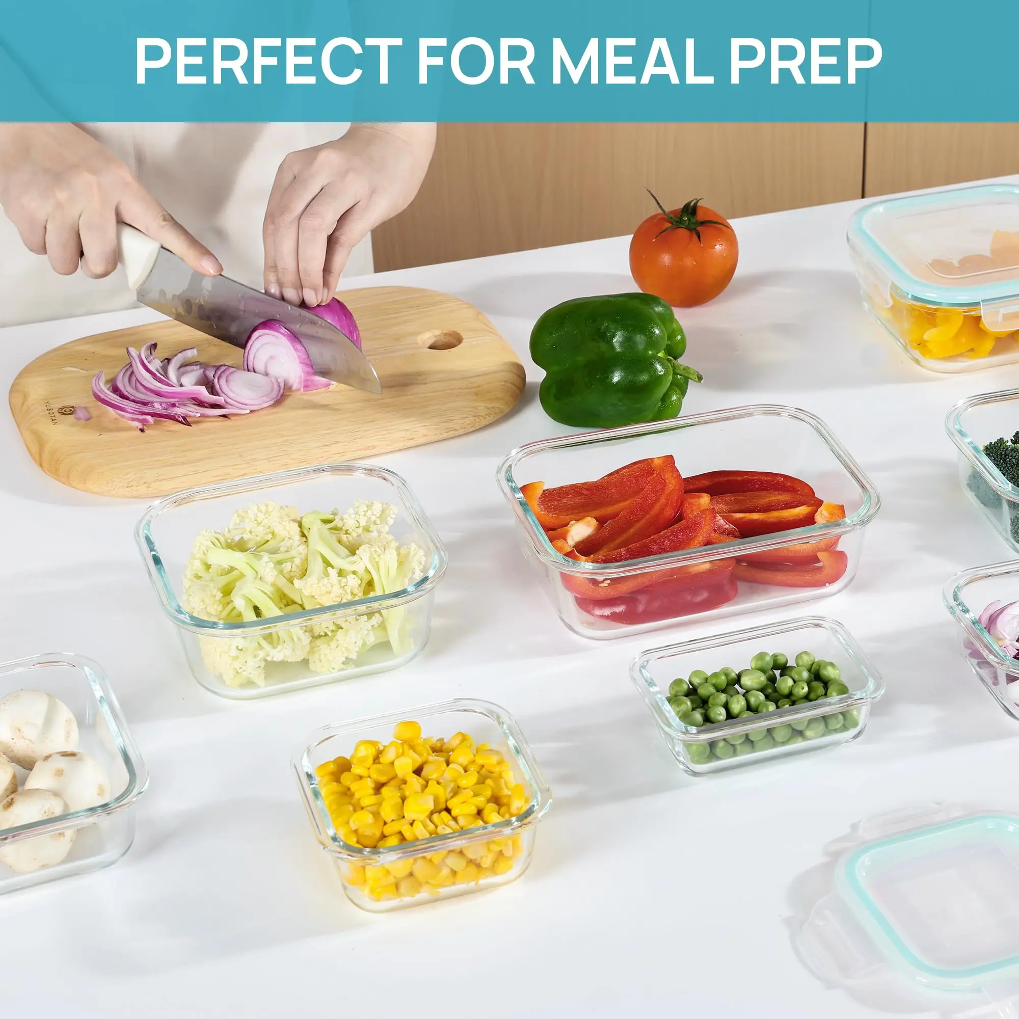 Fiambrera de vidrio, contenedo - Glass Meal Prep Container reseña y precio