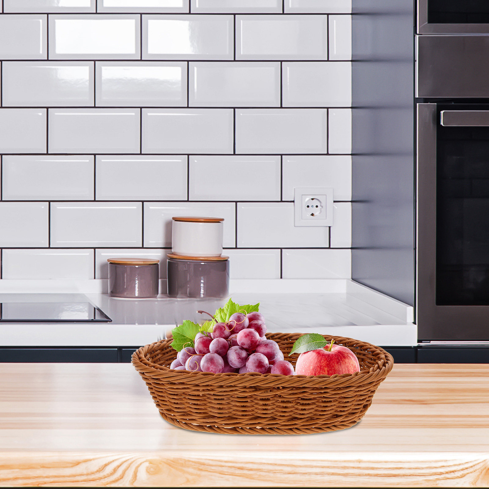 Cesta de frutas ovalada de PP  - Food Storage Home reseña y precio