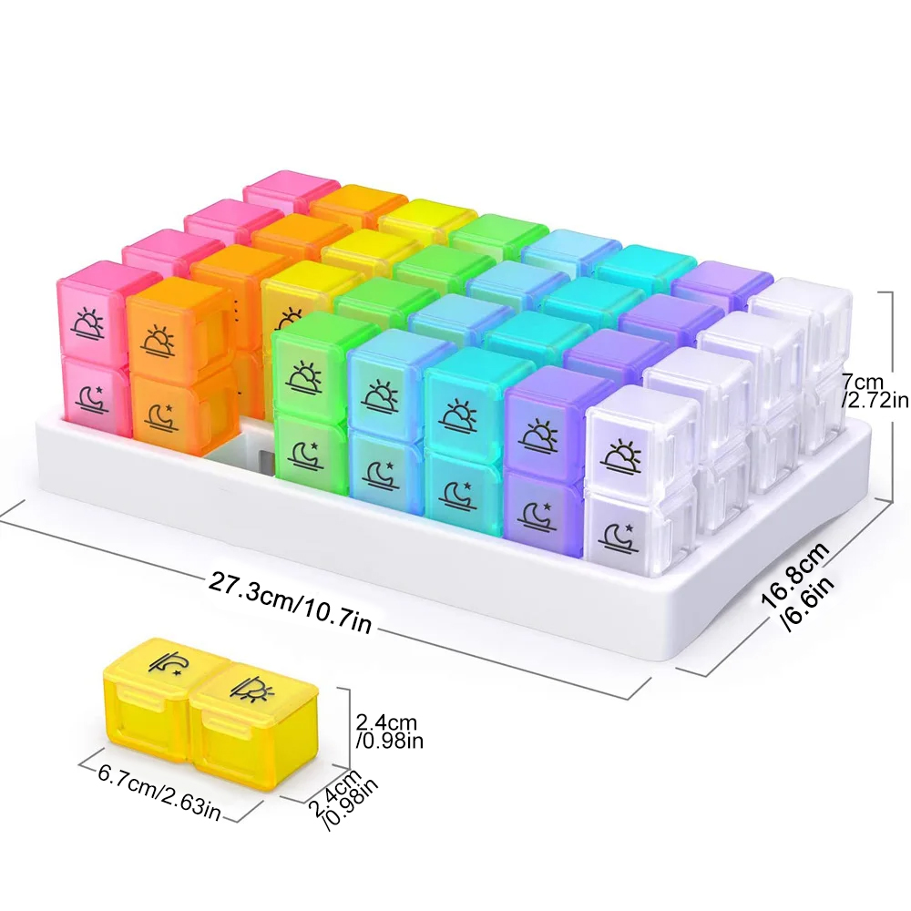 Organizador de pastillas mensu - Food Storage Vault reseña y precio