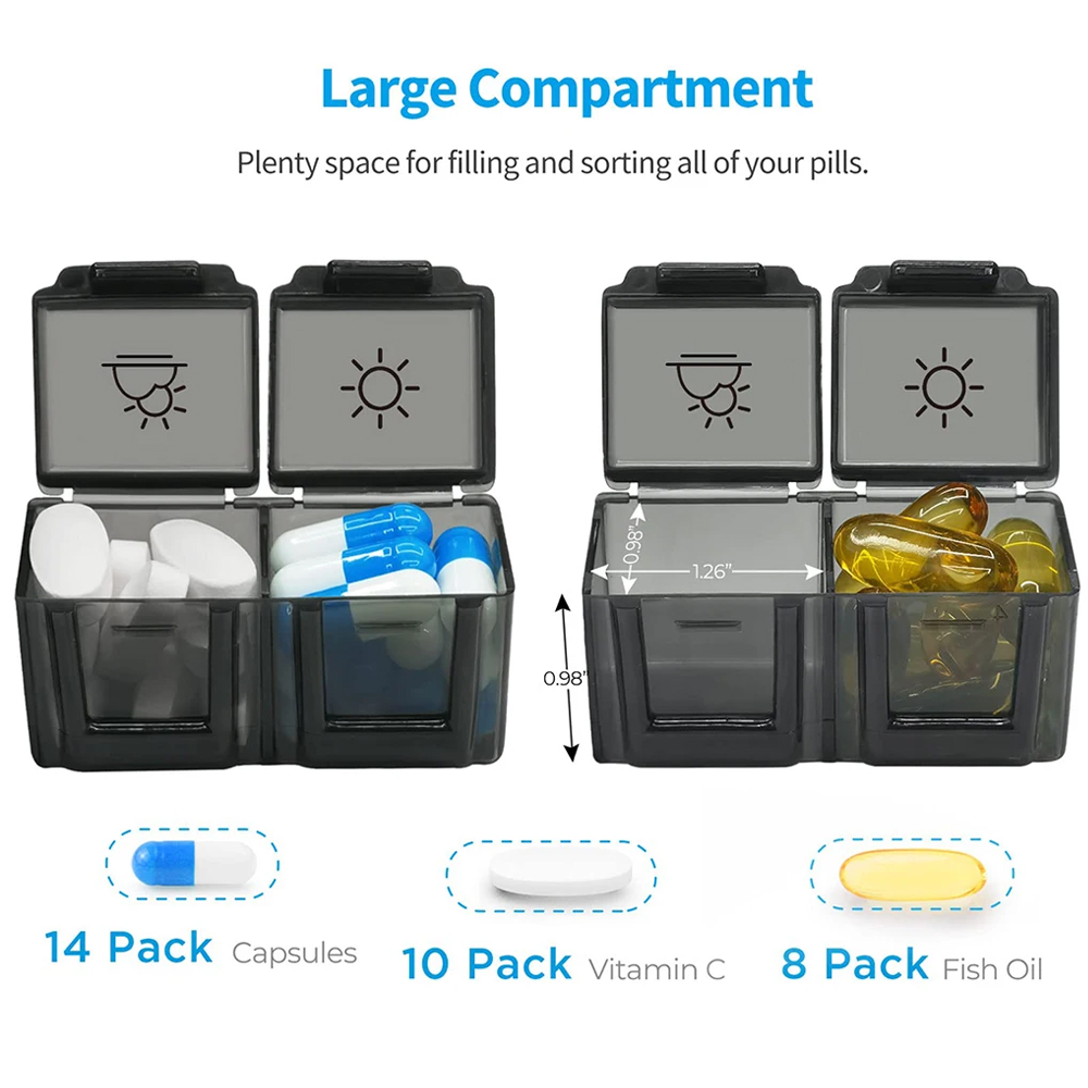 Organizador de pastillas mensu - Food Storage Vault reseña y precio
