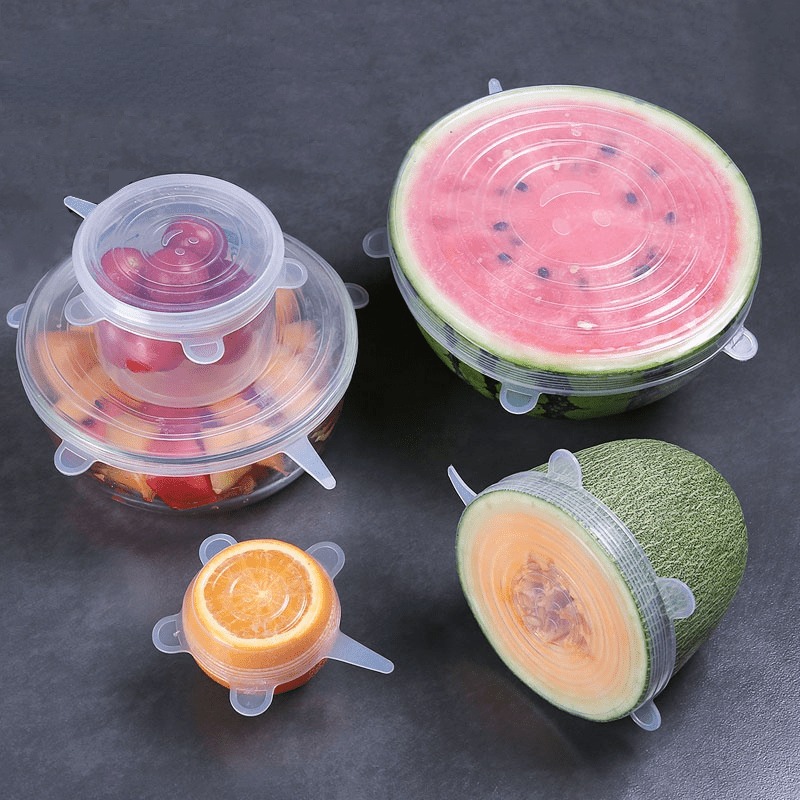 Paquete de 6 cubiertas multius - Silicone Stretch Lid reseña y precio