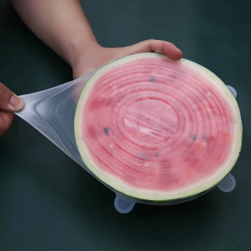 Paquete de 6 cubiertas multius - Silicone Stretch Lid reseña y precio