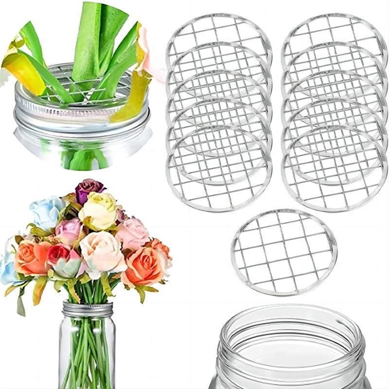 Organizador de arreglos floral - Mason Jar Wide Mouth reseña y precio