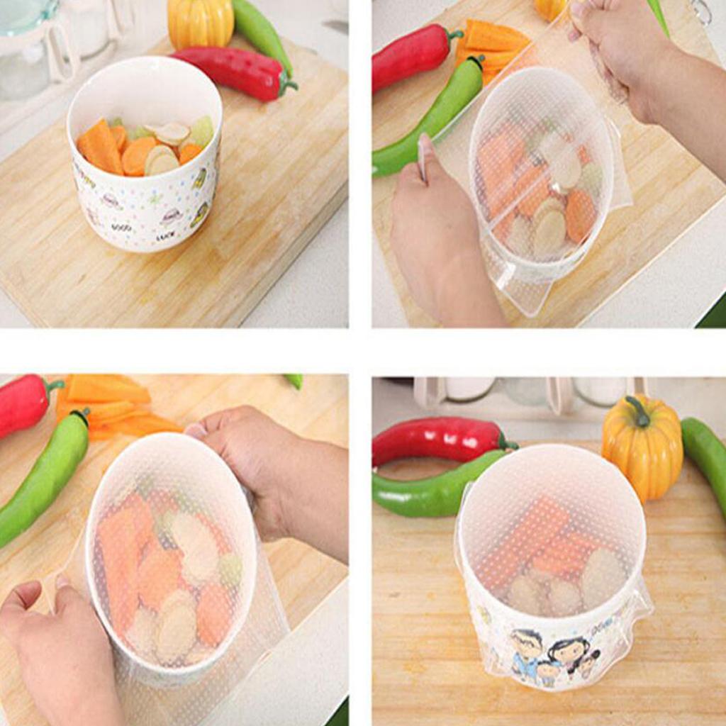Juego de Tapas de Silicona Tra - Silicone Stretch Lid reseña y precio