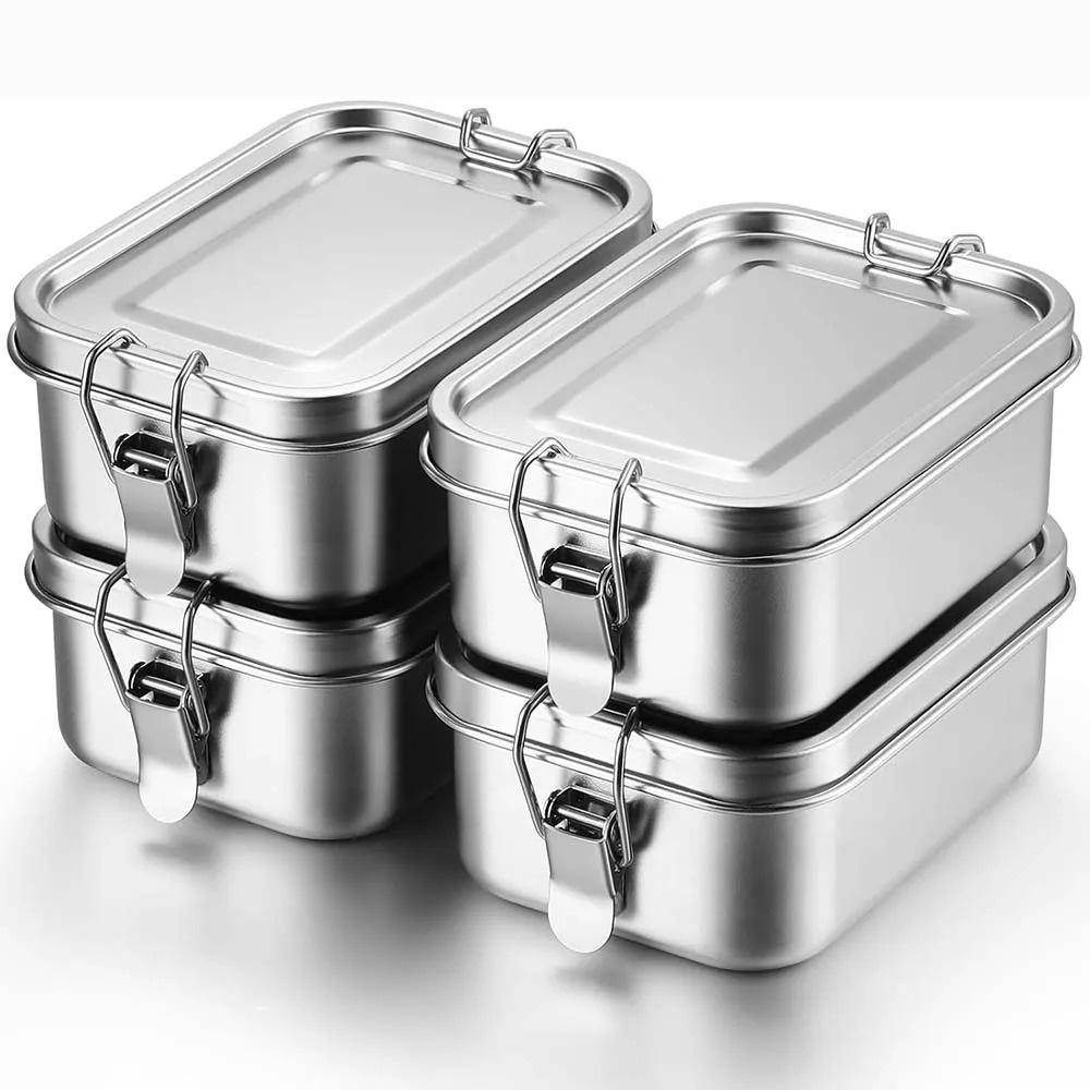 Caja Bento de acero inoxidable - Food Storage Underground reseña y precio