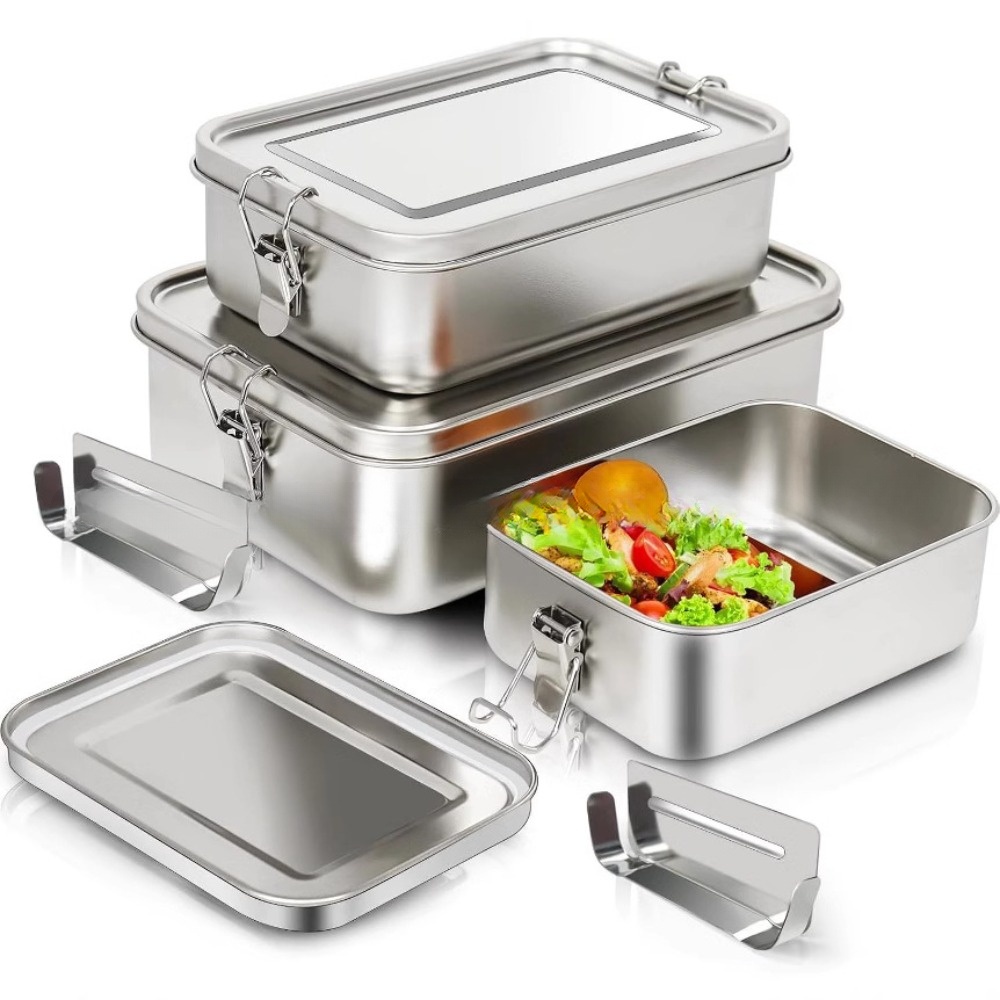 Caja Bento de acero inoxidable - Food Storage Underground reseña y precio